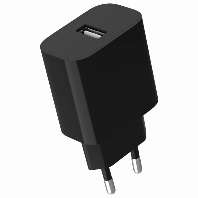 ALIMENTATOR retea 220V GEMBIRD, universal, 1 x USB-A 2.4A, max. 12W, protectie: scurtcircuit, supraincarcare, negru, "TA-UC-1A12-01-BK" — miniatură