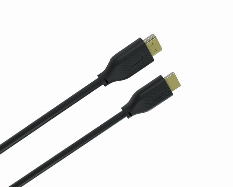 CABLU video GEMBIRD, HDMI (T) la HDMI (T), 2m, HDMI 2.1, conectori auriti, rezolutie maxima 8K (7680 x 4320) la 60 Hz, cupru, 8mm diam, negru, "CC-HDMI8K-2M" — miniatură