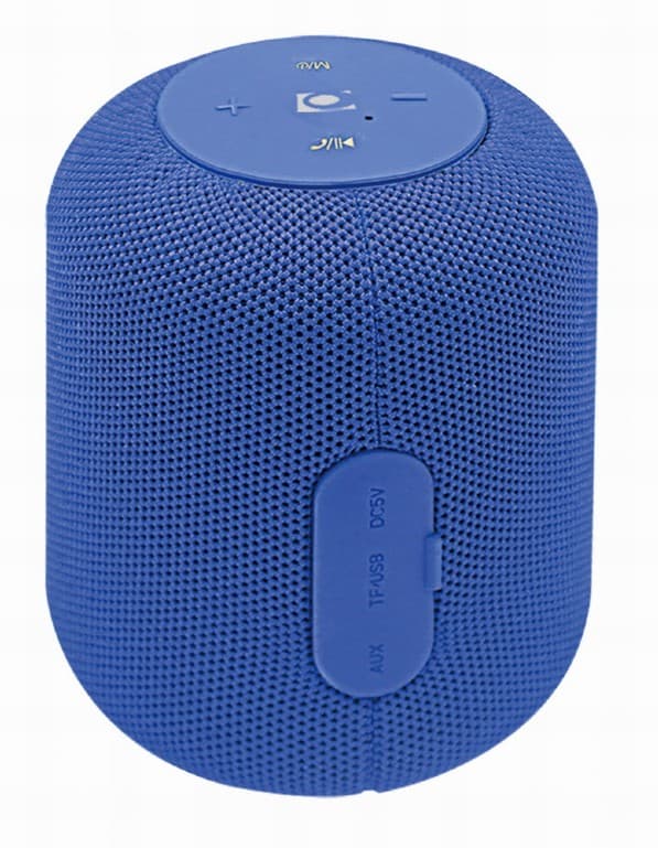 BOXE GEMBIRD portabile bluetooth, RMS: 5W, baterie 1200mAh, microSD, USB, FM-radio, BT v5.1, 116x93x93mm, 338 grame, blue, "SPK-BT-15-B"