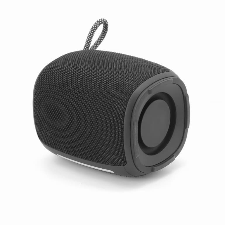 BOXE GEMBIRD portabile bluetooth, RMS: 5W, baterie 1200mAh, microSD, USB, FM-radio, LED light, BT v5.1, 111x111x134mm, 530 grame, black, "SPK-BT-LED-03-BK" — miniatură