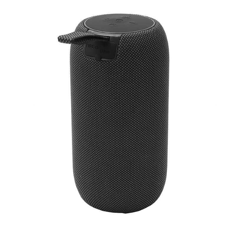 BOXE GEMBIRD portabile bluetooth, RMS: 5W, baterie 1500mAh, microSD, USB, FM-radio, LED light, BT v5.3, 103x103x203mm, 580 grame, black, "SPK-BT-LED-07" — miniatură