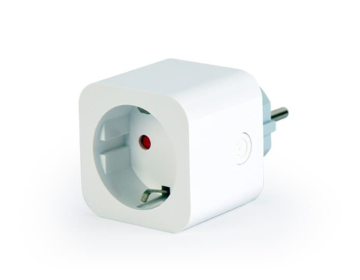 PRELUNGITOR GEMBIRD, Schuko x 1, WiFi, conectare prin Schuko (T), 16 A, 3680W, compatibil Tuya, alb, "TSL-PS-S1M-01-W"