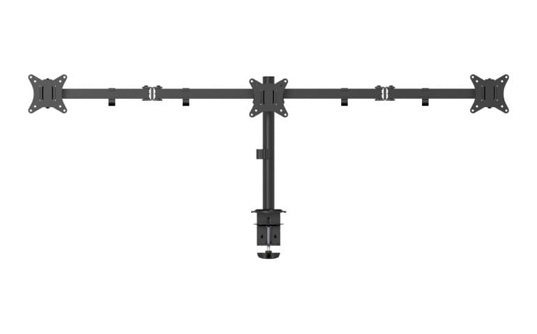 SUPORT de birou Gembird, pt 3 TV/monitor plat, diag. max 17-27 inch, rotatie, inclinare, pivotare, max 7 kg, "MA-D3-01" — miniatură