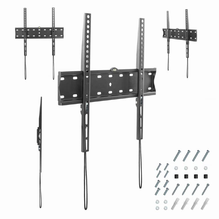 SUPORT de perete GEMBIRD, pt 1 TV/monitor, diag. max 32" - 55", fix, max 40 kg, "WM-55F-02" — miniatură