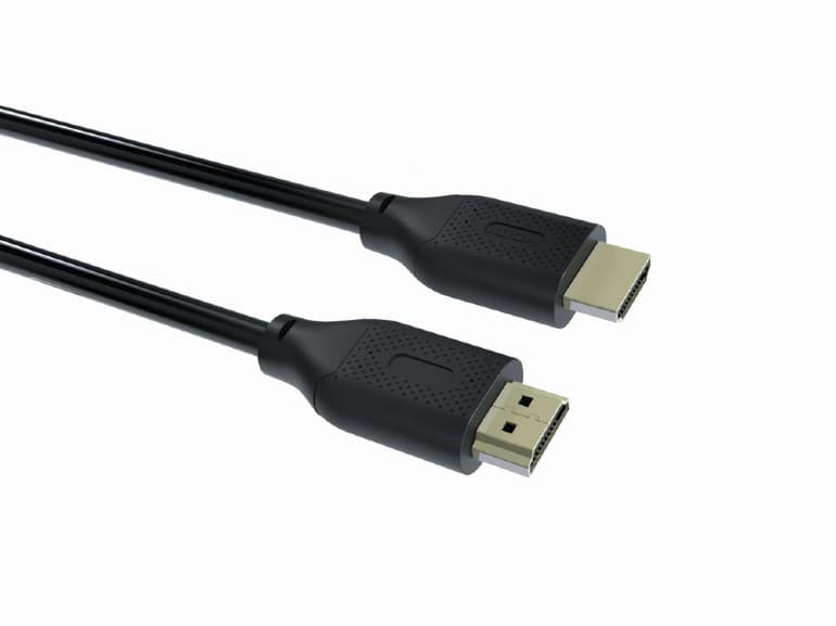 CABLU video GEMBIRD, HDMI (T) la HDMI (T), 2m, HDMI 2.1, conectori auriti, rezolutie maxima 8K (7680 x 4320) la 60 Hz, cupru, 8mm diam, negru, "CC-HDMI8K-2M" — miniatură