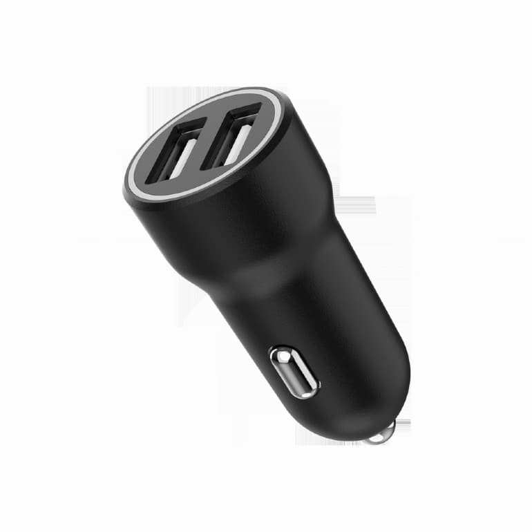 ALIMENTATOR auto GEMBIRD, 2 x USB-A la 5V/2.4A, 12W, pt. bricheta auto, black, "TA-UC-2A15-CAR-01" — miniatură