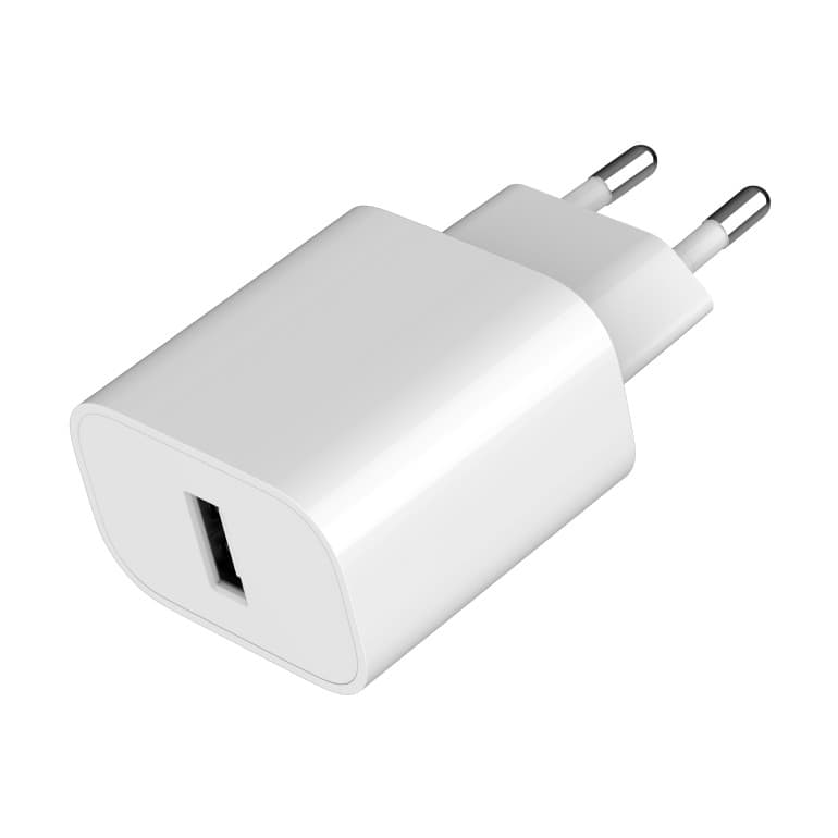 ALIMENTATOR retea 220V GEMBIRD, universal, 1 x USB-A 2.4A, max. 12W, protectie: scurtcircuit, supraincarcare, alb, "TA-UC-1A12-01" — miniatură