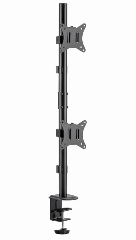 SUPORT de birou Gembird, pt 2 TV/monitor plat, diag. max 17-32 inch, rotatie, inclinare, pivotare, max 9 kg, "MA-D2-02" — miniatură
