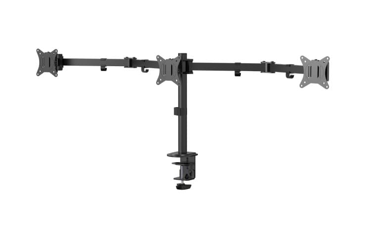 SUPORT de birou Gembird, pt 3 TV/monitor plat, diag. max 17-27 inch, rotatie, inclinare, pivotare, max 7 kg, "MA-D3-01" — miniatură