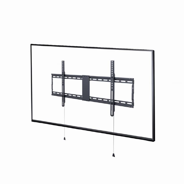 SUPORT de perete GEMBIRD, pt 1 TV/monitor, diag. max 43" - 90", fix, max 70 kg, "WM-90F-01" — miniatură
