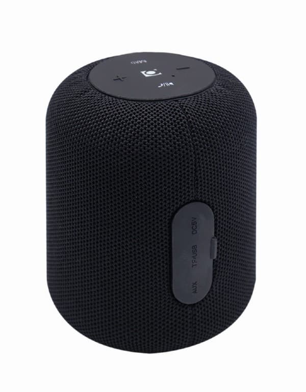 BOXE GEMBIRD portabile bluetooth, RMS: 5W, baterie 1200mAh, microSD, USB, FM-radio, BT v5.1, 116x93x93mm, 338 grame, black, "SPK-BT-15-BK"