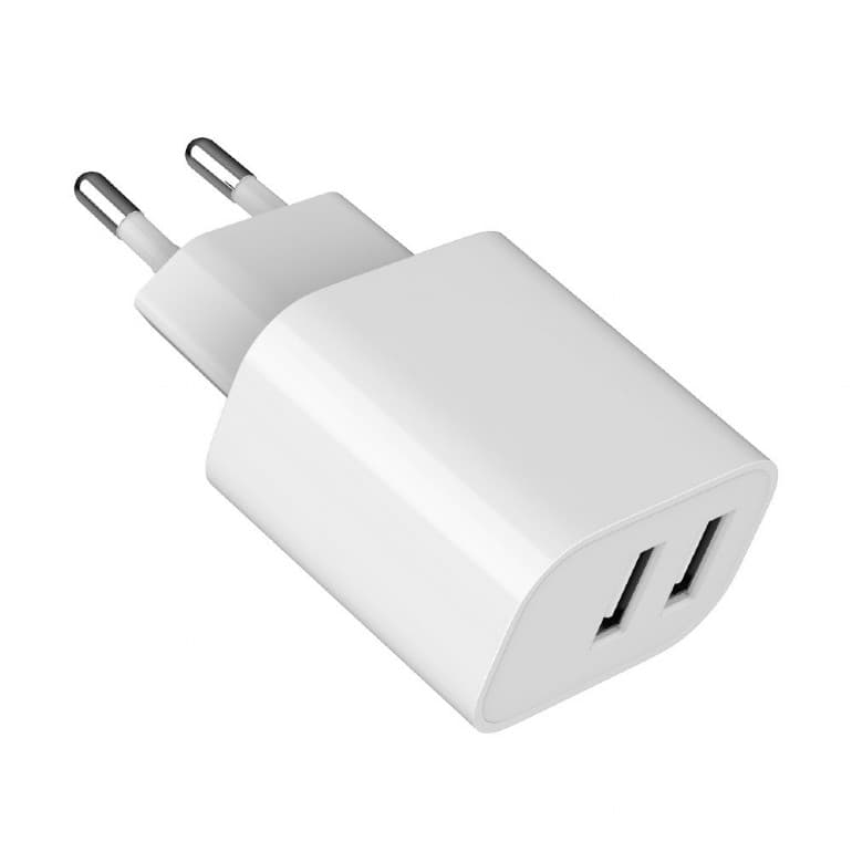 ALIMENTATOR retea 220V GEMBIRD, universal, 2 x USB-A 2.4A, max. 12W, protectie: scurtcircuit, supraincarcare, alb, "TA-UC-2A12-01"