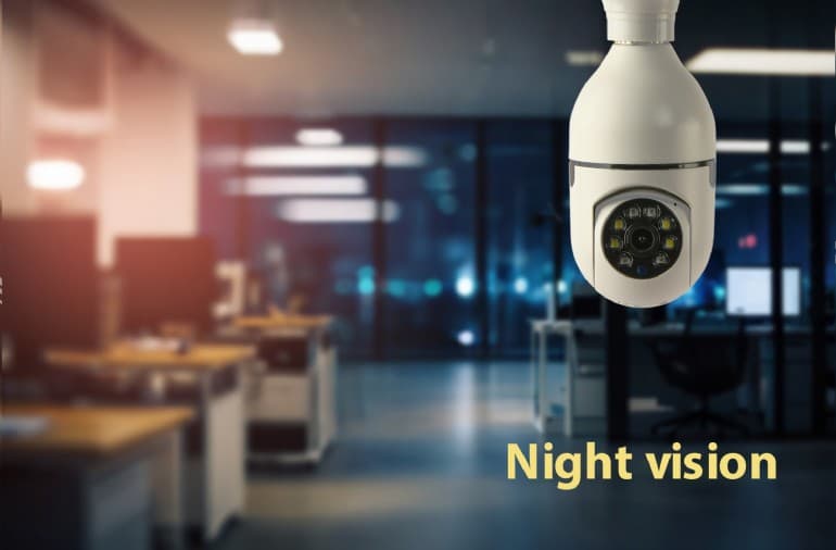 CAMERA IP GEMBIRD, pt. interior, CMOS 2 Mpx, lentile 3.6mm, wi-fi, rezolutie FullHD 1920x1080, video H.264 AVI, microfon, rotatie 355 gr, inclinare 120 gr, carcasa plastic, slot microSD card, Tuya, E27 socket — miniatură