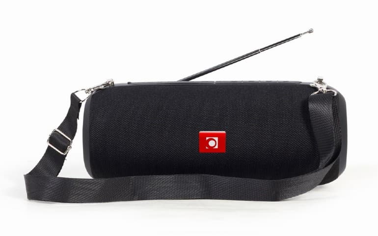 BOXE GEMBIRD portabile bluetooth, RMS: 10W (5W x 2), baterie 1200mAh, microSD, USB, FM-radio, antena, BT v5.1, 230x95x95mm, 521 grame, black, "SPK-BT-17"