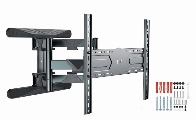 SUPORT de perete GEMBIRD, pt 1 TV/monitor, diag. max 40" - 80", full-motion, max 50 kg, "WM-80ST-01" — miniatură