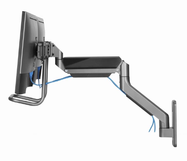 SUPORT de perete GEMBIRD, pt 2 TV/monitor plat, diag. max 17" - 32", rotatie, inclinare, pliere, 1 ~ 8 kg, "MA-WA2-02" — miniatură