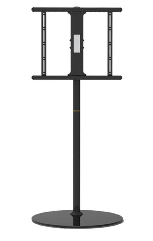 SUPORT de podea GEMBIRD, pt 1 TV/monitor, diag. max 32" - 65", max 35 kg, rotire +/-20 gr, inclinare +3~-5 gr, 550x550x1430mm, inaltime 1100-1310mm, black, "TVS-65S-02"