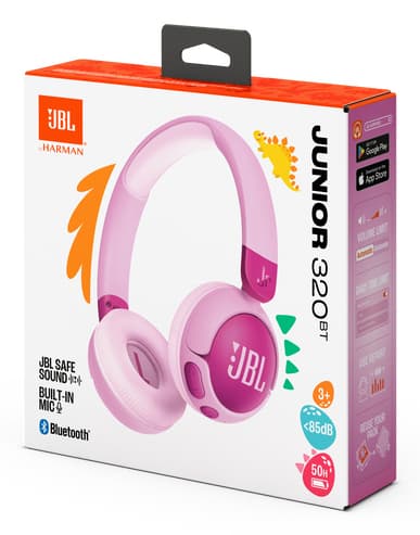 JBL JR320BT Bluetooth Wireless On-Ear Headphones for Kids Purple EU "JBL-JR320BT-PRPL" — miniatură