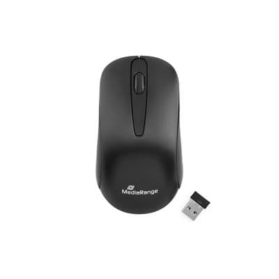 MediaRange 3-button wireless optical mouse, black "MROS209"