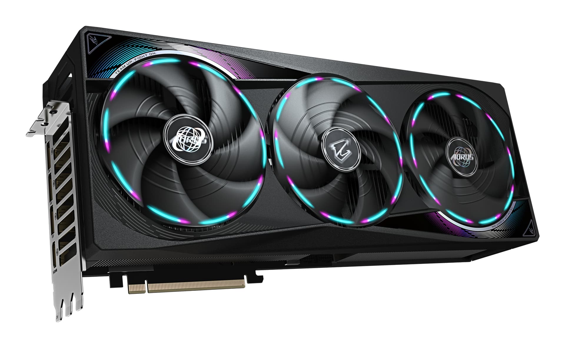 GIGABYTE AORUS GeForce RTX 5080 MASTER 16G, GDDR7, 256 bit, Negru "N5080AORUS M-16GD" 1 — miniatură
