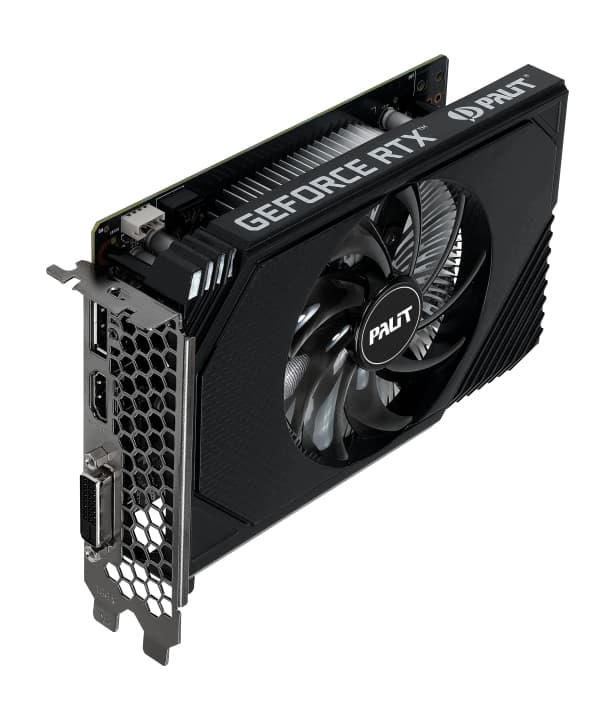 Placa video NVIDIA GeForce RTX 3050 StormX 6GB GDDR6 96 biti DVI HDMI DP PCIe4.0 "NE63050018JE-1070F" — miniatură