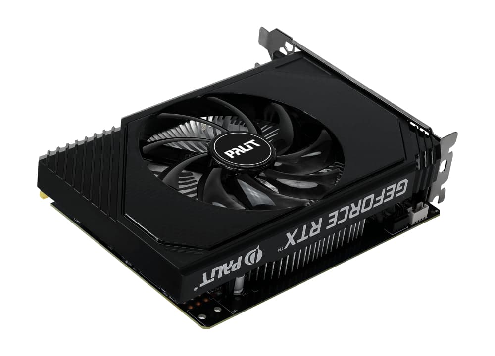 Placa video NVIDIA GeForce RTX 3050 StormX 6GB GDDR6 96 biti DVI HDMI DP PCIe4.0 "NE63050018JE-1070F" — miniatură