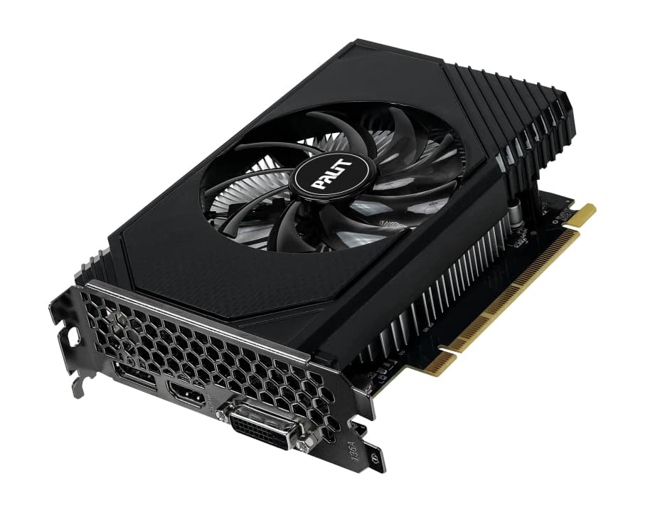 Placa video NVIDIA GeForce RTX 3050 StormX 6GB GDDR6 96 biti DVI HDMI DP PCIe4.0 "NE63050018JE-1070F" — miniatură
