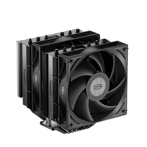 COOLER PCCooler "RT620 BK" skt. Intel si AMD, racire cu aer, vent. 2 x 120mm, 500 - 2200 rpm, 6 heatpipes, inaltime 157mm, dual tower,"RT620 BK"