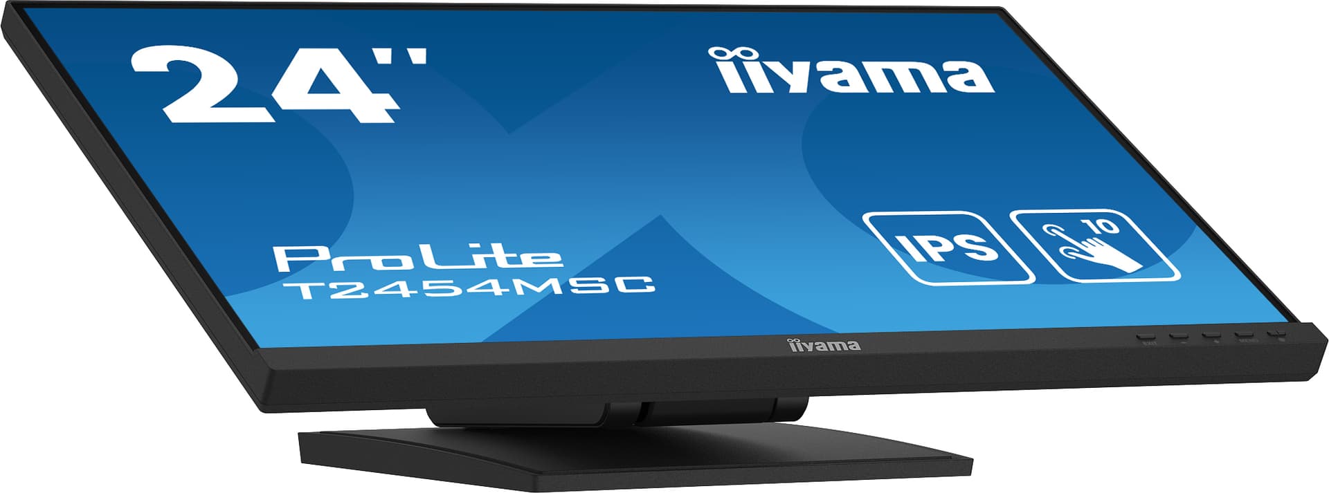 Iiyama PROLITE T2454MSC-B2AG monitor 23,8 TOUCH SCREEN FHD 75 Hz IPS 300 cd 4 ms HDMI DP SPEAKERS Black "T2454MSC-B2AG" — miniatură