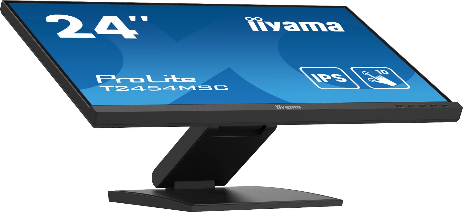 Iiyama PROLITE T2454MSC-B2AG monitor 23,8 TOUCH SCREEN FHD 75 Hz IPS 300 cd 4 ms HDMI DP SPEAKERS Black "T2454MSC-B2AG" — miniatură