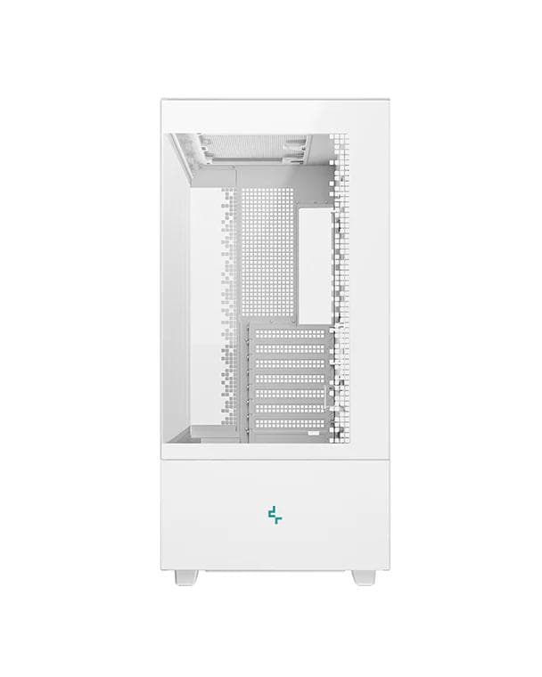 CARCASA DeepCool "CH690 DIGITAL WH", middle tower, gaming, fara sursa, suporta 10xfan, , PSU shroud, USB Type-C x 1, USB 3.1 gen1 x 2, audio+mic, 8 sloturi expansiune, alb, "R-CH690-WHNNA0D-G-1" — miniatură
