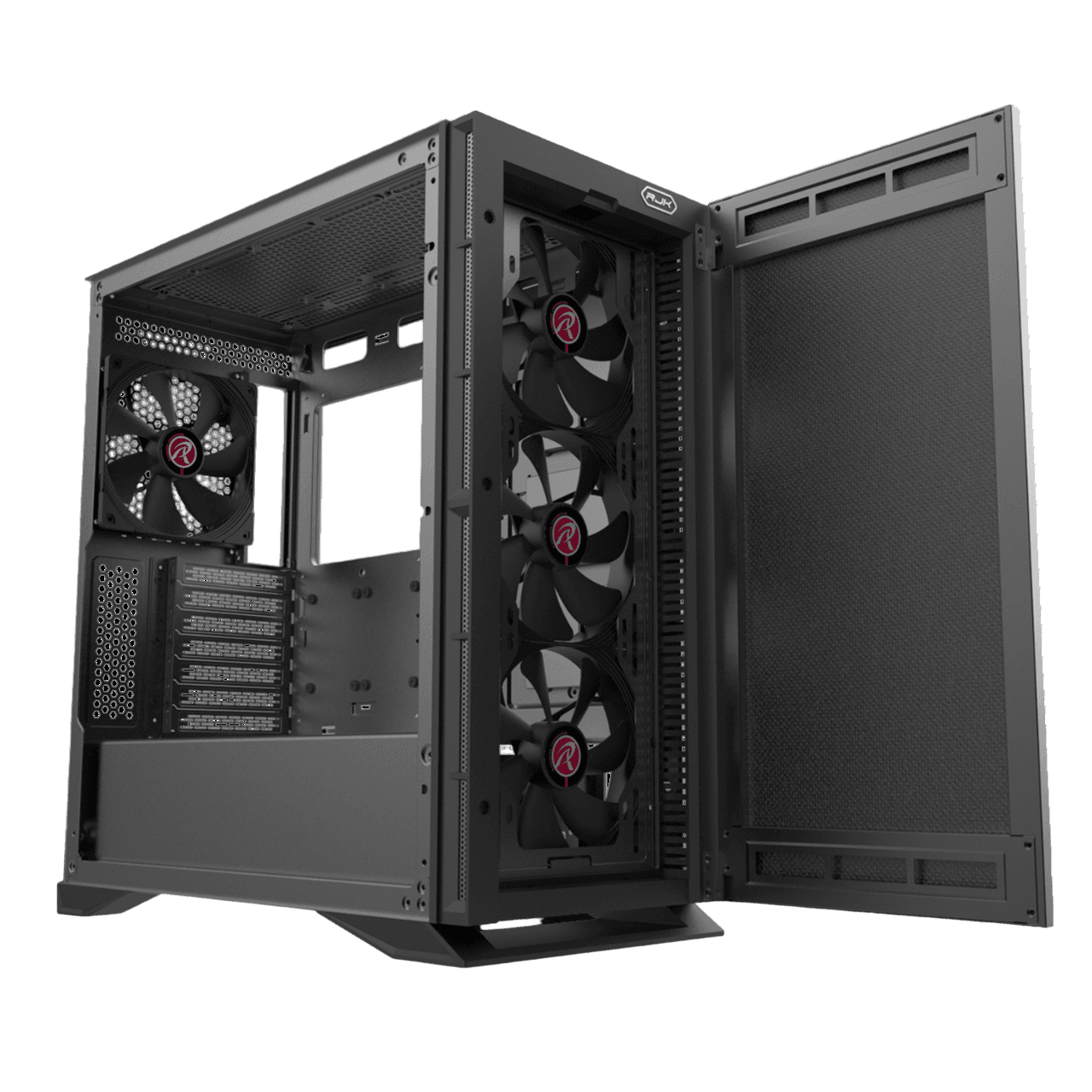 Carcasa RAIJINTEK Zofos Elite SF4, MiddleTower, E-ATX, Negru "0R20B00248" — miniatură