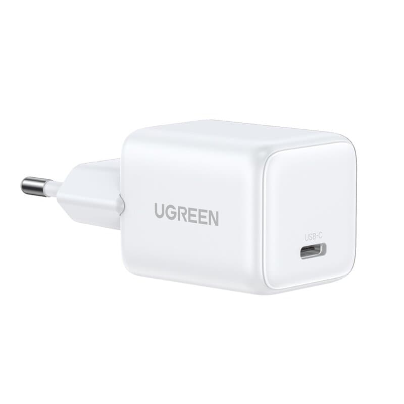 INCARCATOR retea Ugreen GaN "X513" Quick Charge 30W, 1 x USB Type-C, alb "65009" — miniatură