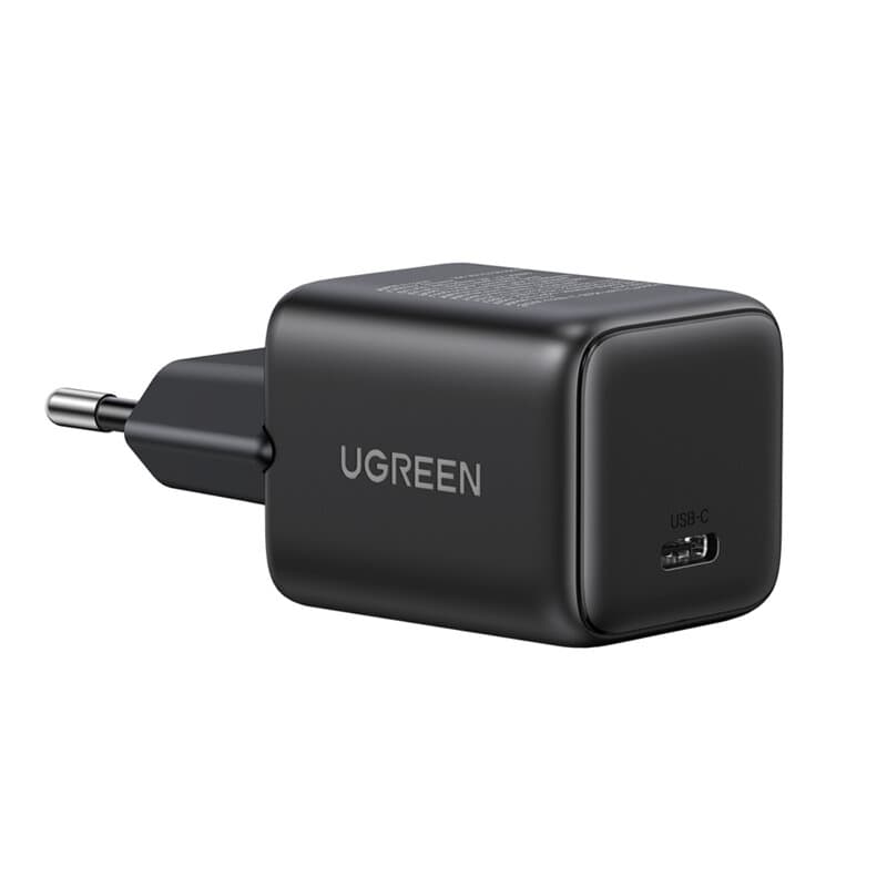 INCARCATOR retea Ugreen GaN "X513" Quick Charge 30W, 1 x USB Type-C, negru "65007" — miniatură