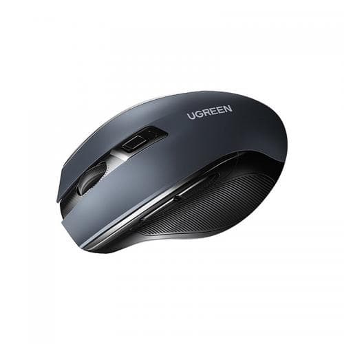 MOUSE Ugreen, "MU006" PC sau NB, wireless 2.4GHz, optic, 5/1 butoane/scroll, 4000 dpi, include baterie AA, negru "15063" - 6941876210633