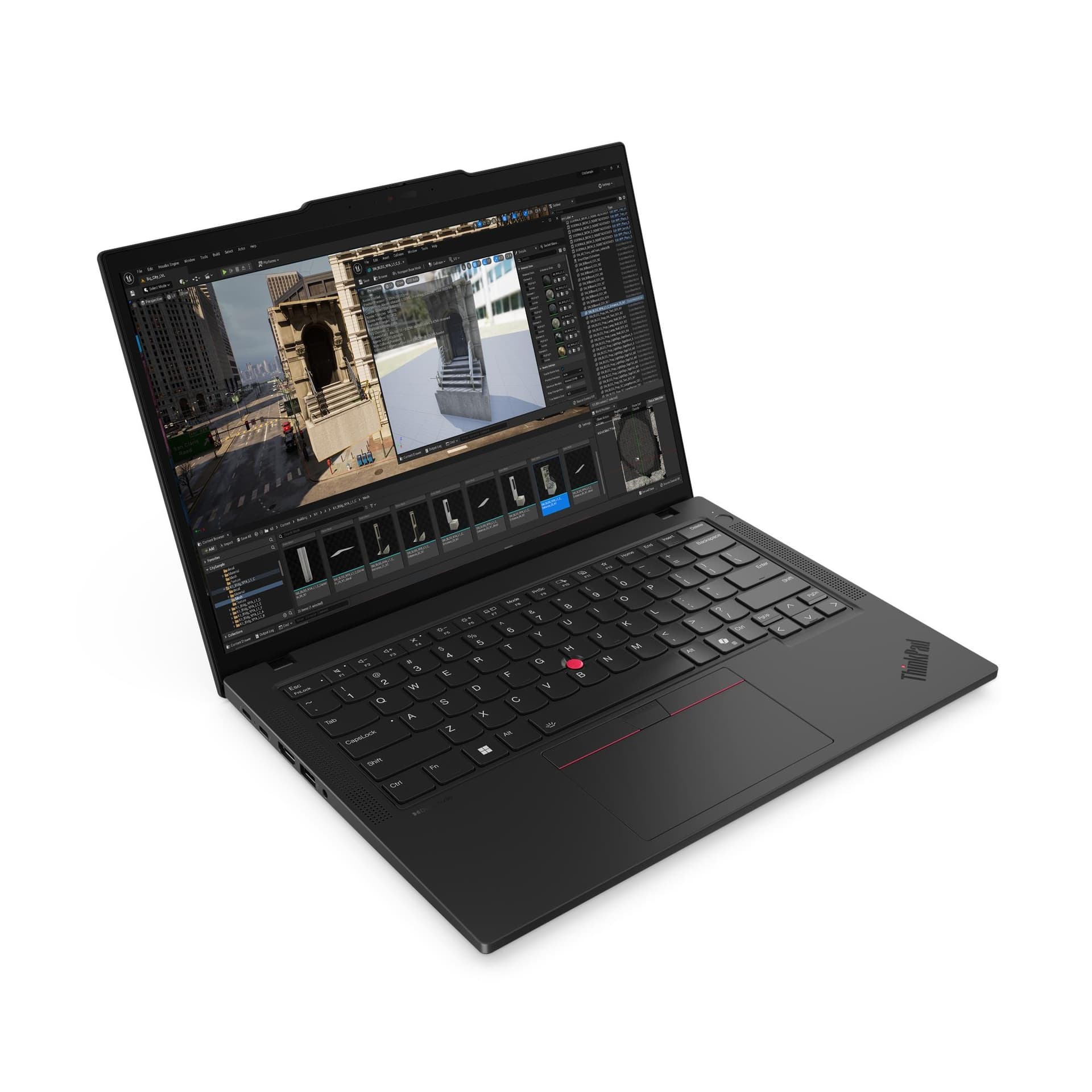 14 ThinkPad P14s Gen 5, WUXGA IPS, Procesor AMD RyzenTM 7 8840HS (16M Cache, up to 5.10 GHz), 64GB DDR5, 1TB SSD, AMD Radeon 780M, Win 11 Pro, Black "21ME000FRI" (