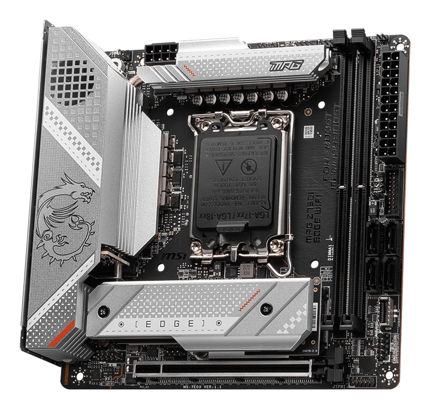 Placa de baza MSI MPG Z790I EDGE WIFI, motherboard - 1700 Intel Z790 mITX "7E03-001R" — miniatură