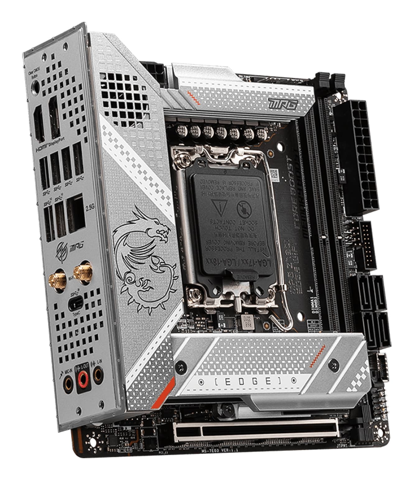 Placa de baza MSI MPG Z790I EDGE WIFI, motherboard - 1700 Intel Z790 mITX "7E03-001R" — miniatură