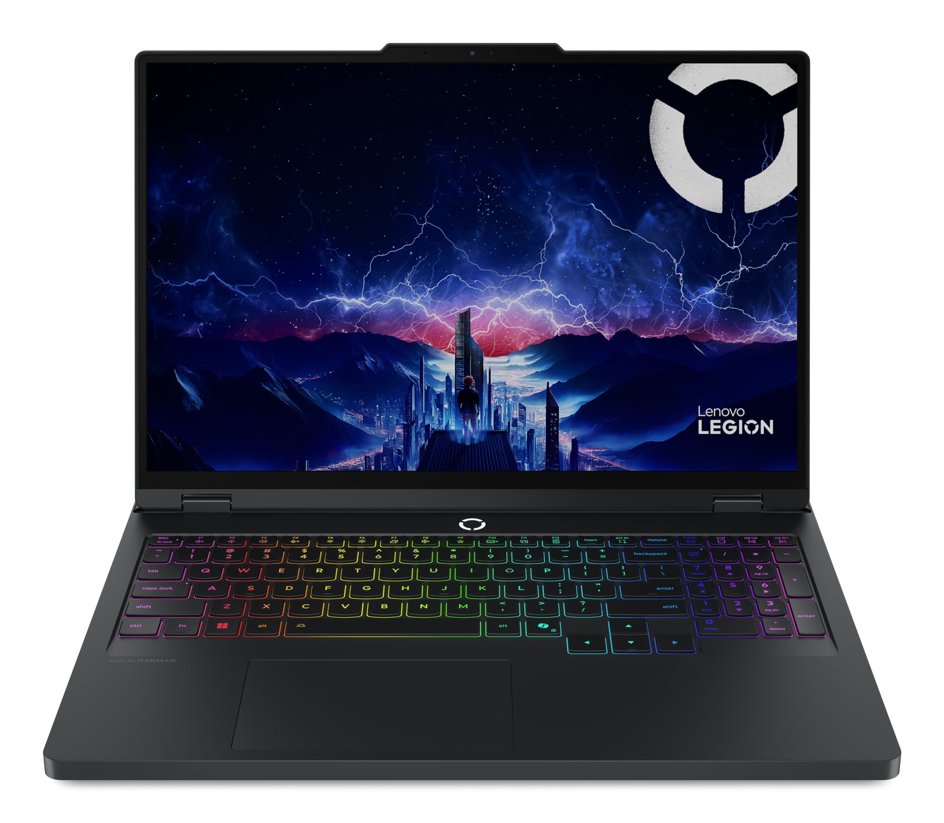 Gaming 16 Legion Pro 5 16IAX10, WQXGA OLED 165Hz G-Sync, Procesor Intelxxxx CoreTM Ultra 7 255HX, 32GB DDR5, 2x 1TB SSD, GeForce RTX 5060 8GB, No OS,Eclipse Black, 3Yr "83F30041RM" (