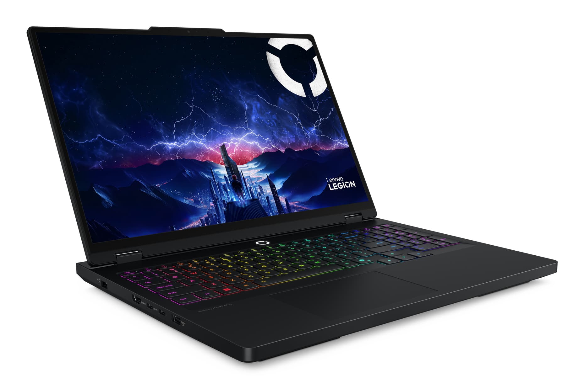 Gaming 16 Legion Pro 5 16IAX10, WQXGA OLED 165Hz G-Sync, Procesor Intelxxxx CoreTM Ultra 7 255HX, 32GB DDR5, 2x 1TB SSD, GeForce RTX 5060 8GB, No OS,Eclipse Black, 3Yr "83F30041RM" ( — miniatură