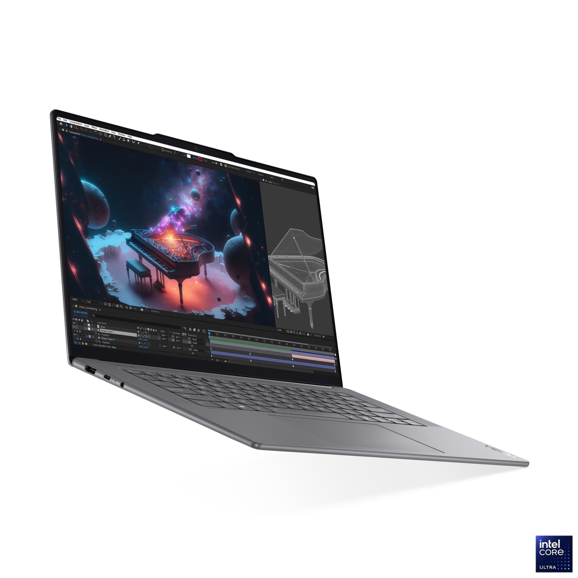 15.3 Yoga Slim 7 15ILL9, 2.8K IPS Touch 120Hz, Procesor Intelxxxx CoreTM Ultra 7 258V, 32GB LPDDR5X, 1TB SSD, Intel Arc 140V, Win 11 Pro, Luna Grey, 3Yr "83HM002VRM" (