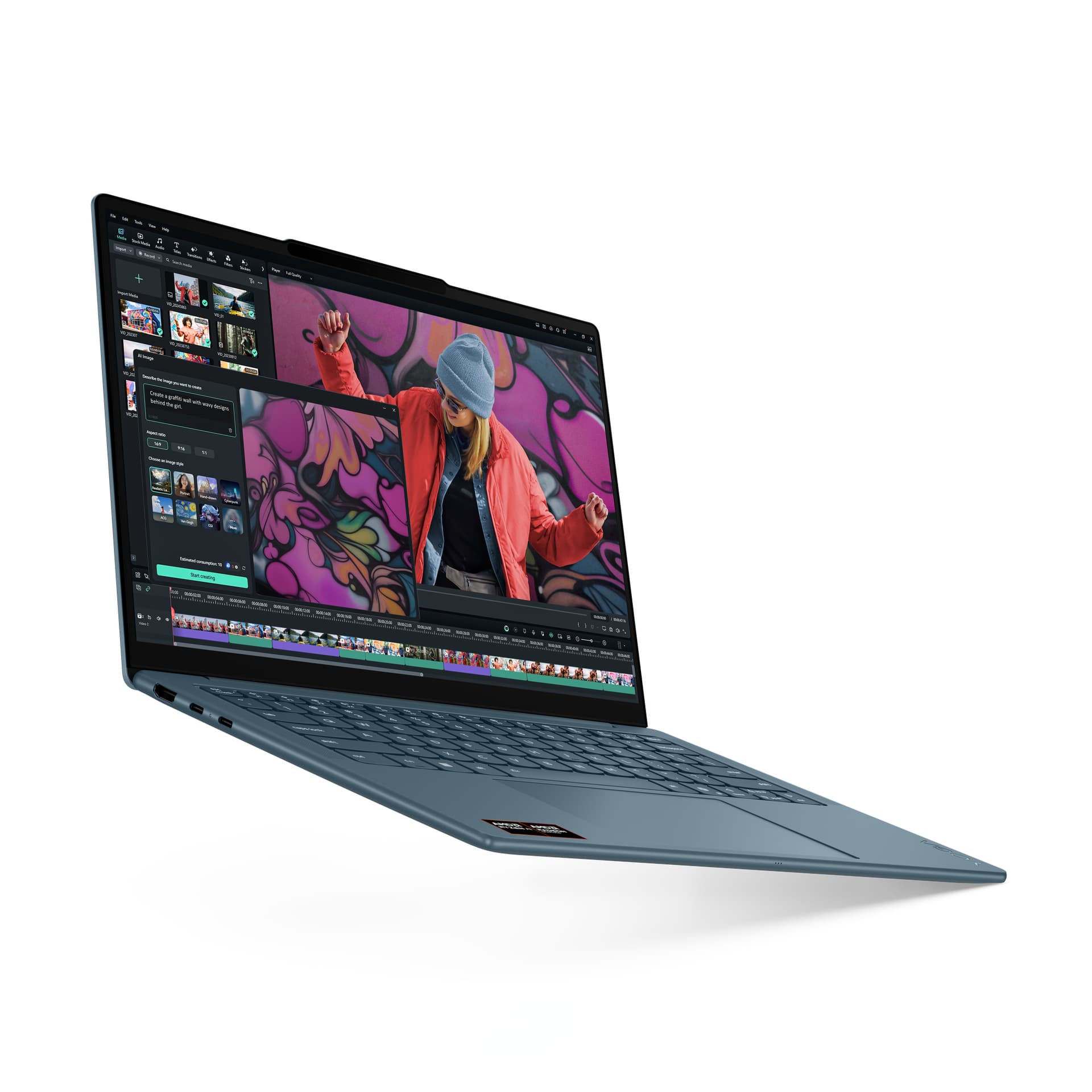 YG S7 14 WUXGA R7 AI 350 16 1TB UMA W11H "83JY001QRM" ( — miniatură