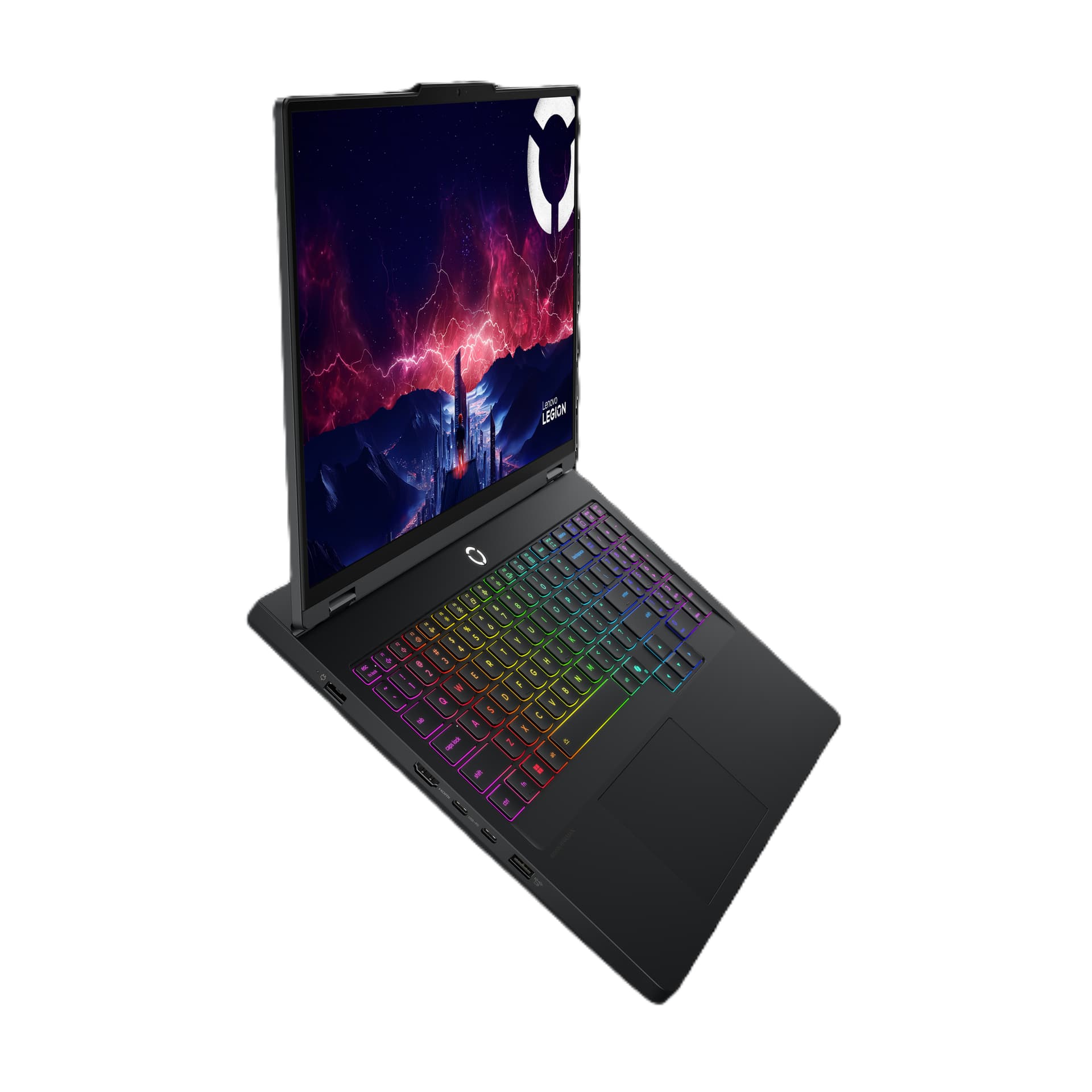 Gaming 16 Legion Pro 5 16ADR10, WQXGA IPS 240Hz, Procesor AMD RyzenTM 9 8945HX, 32GB DDR5, 1TB SSD, GeForce RTX 5060 8GB, No OS, Eclipse Black, 3Yr "83LT002GRM" ( — miniatură