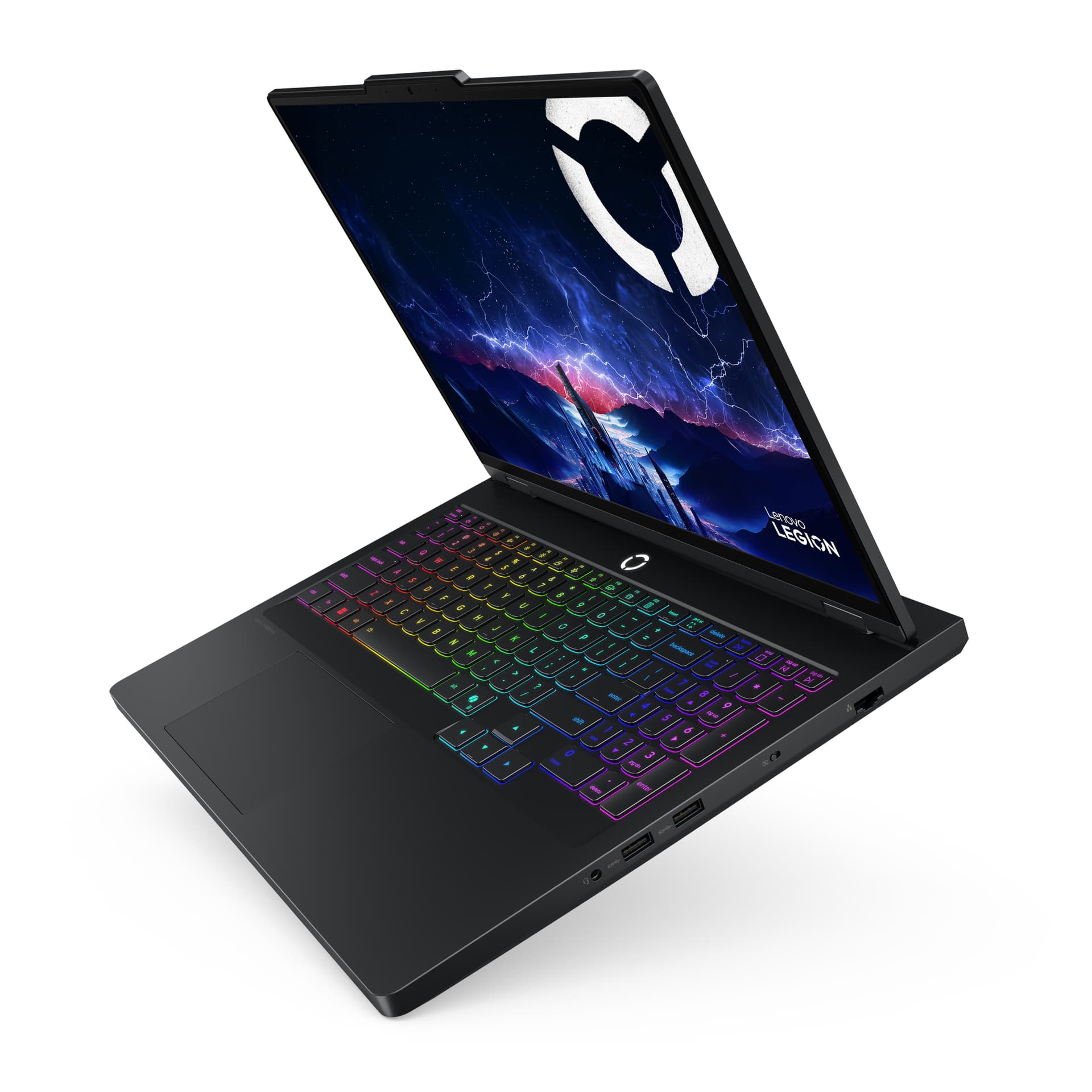 Gaming 16 Legion Pro 5 16IAX10H, WQXGA OLED 165Hz G-Sync, Procesor Intelxxxx CoreTM Ultra 9 275HX, 32GB DDR5, 1TB SSD,GeForce RTX 5070 Ti 12GB,No OS, Eclipse Black,3Yr "83LU0022RM" ( — miniatură
