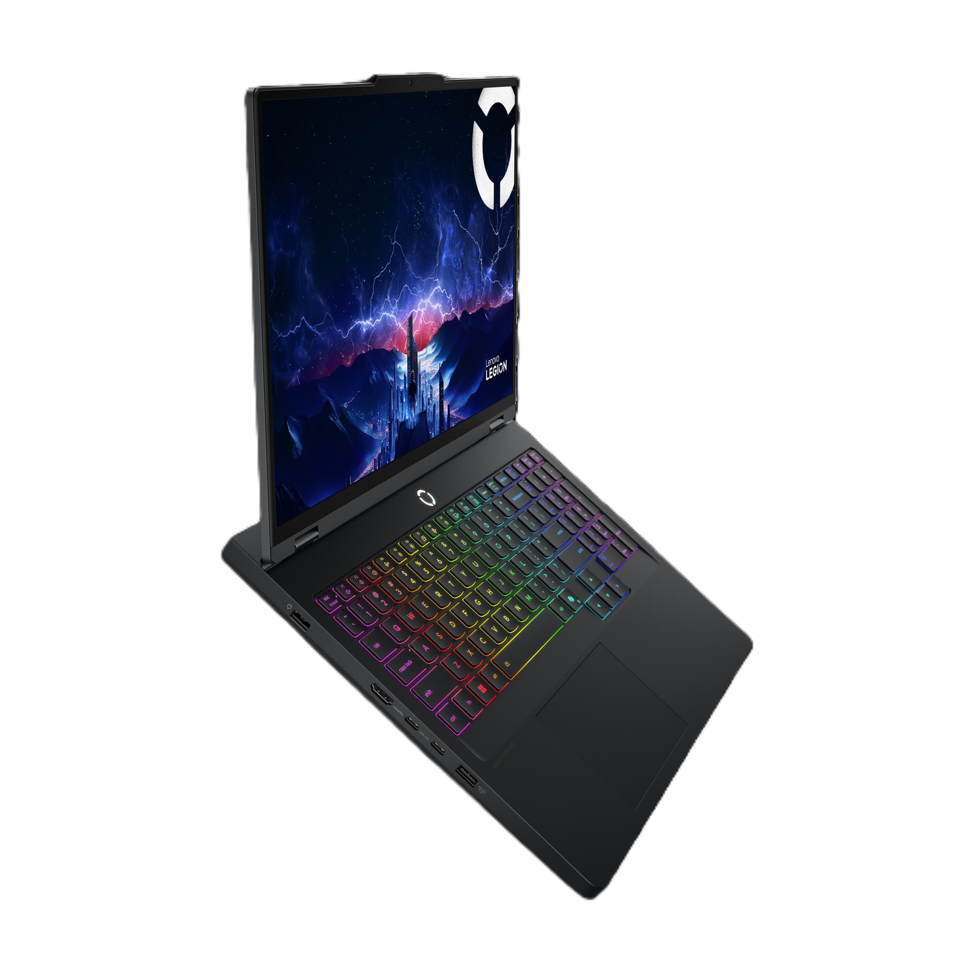 Gaming 16 Legion Pro 5 16IAX10H, WQXGA OLED 165Hz G-Sync, Procesor Intelxxxx CoreTM Ultra 9 275HX, 32GB DDR5, 1TB SSD,GeForce RTX 5070 Ti 12GB,No OS, Eclipse Black,3Yr "83LU0022RM" ( — miniatură