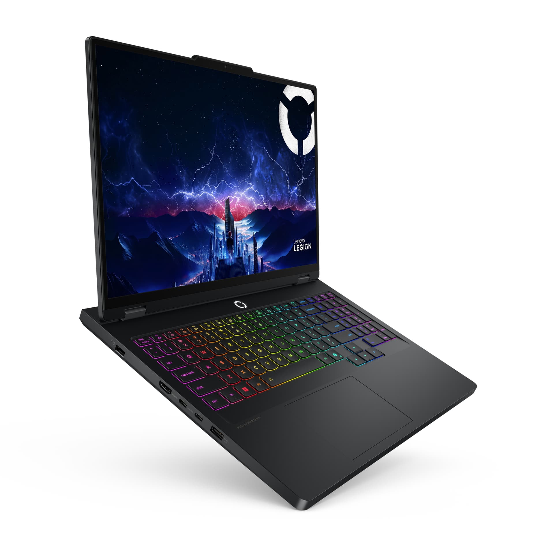 Gaming 16 Legion Pro 5 16IAX10H, WQXGA OLED 165Hz G-Sync, Procesor Intelxxxx CoreTM Ultra 9 275HX, 32GB DDR5, 1TB SSD,GeForce RTX 5070 Ti 12GB,No OS, Eclipse Black,3Yr "83LU0022RM" ( — miniatură