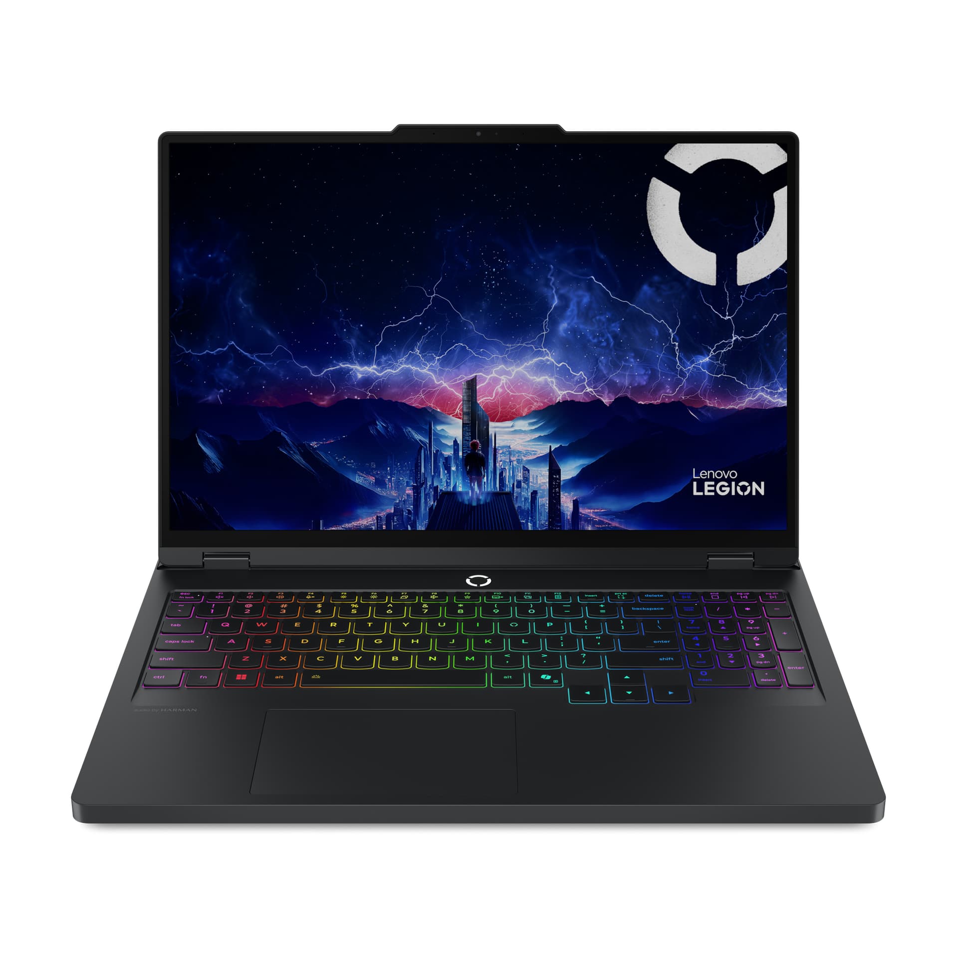 Gaming 16 Legion Pro 5 16IRX10, WQXGA IPS 240Hz G-Sync, Procesor Intelxxxx CoreTM i9 14900HX, 32GB DDR5, 1TB SSD, GeForce RTX 5070 8GB, No OS, Eclipse Black, 3Yr "83NN000JRM" ( — miniatură