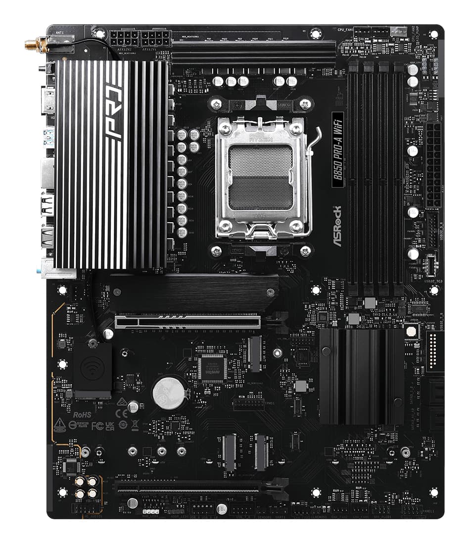 B850 Pro-A WiFi "90-MXBQN-A0UAYZ" — miniatură