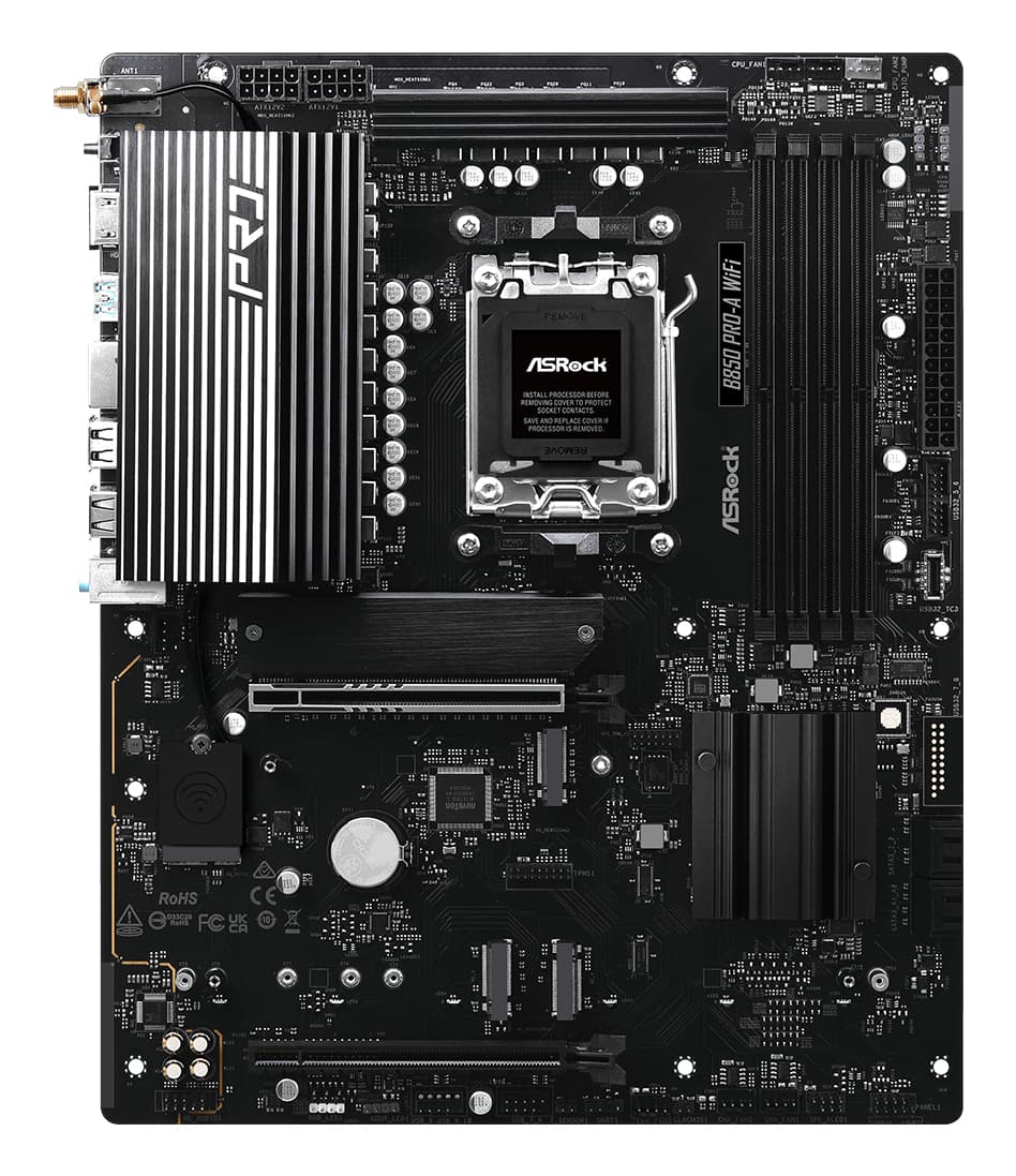B850 Pro-A WiFi "90-MXBQN-A0UAYZ" — miniatură