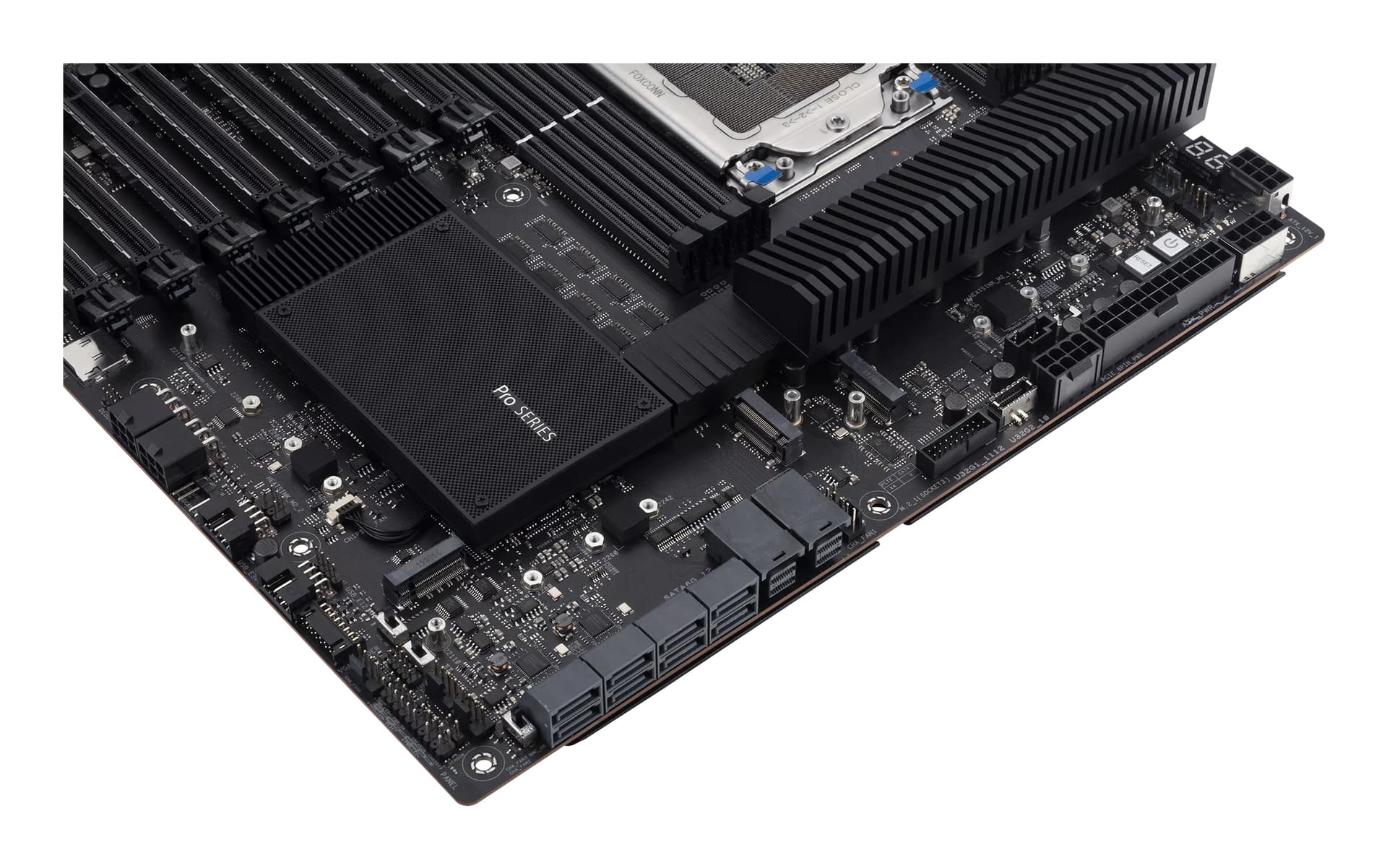 Placa de baza Pro WS WRX80E-Sage SE WIFI, AMD WRX80, socket sWRX8, eATX "90MB1590-M0EAY0" — miniatură